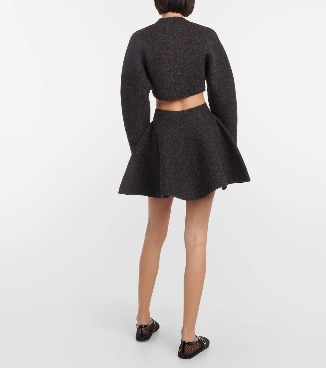 Alaïa - Wool-blend miniskirt