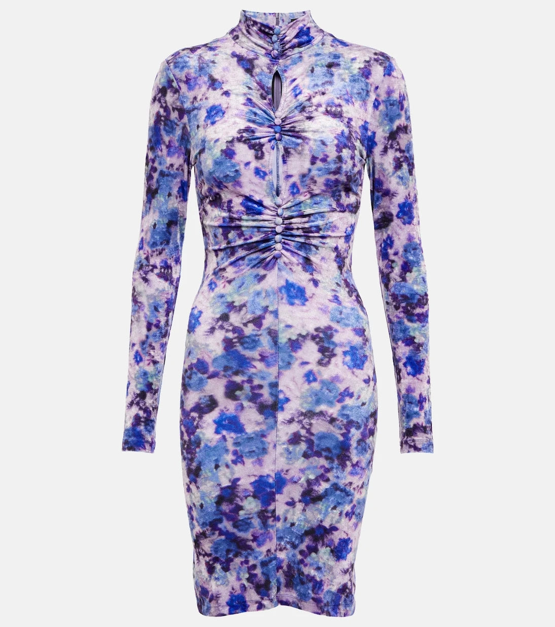 Isabel Marant - Gram floral velvet minidress