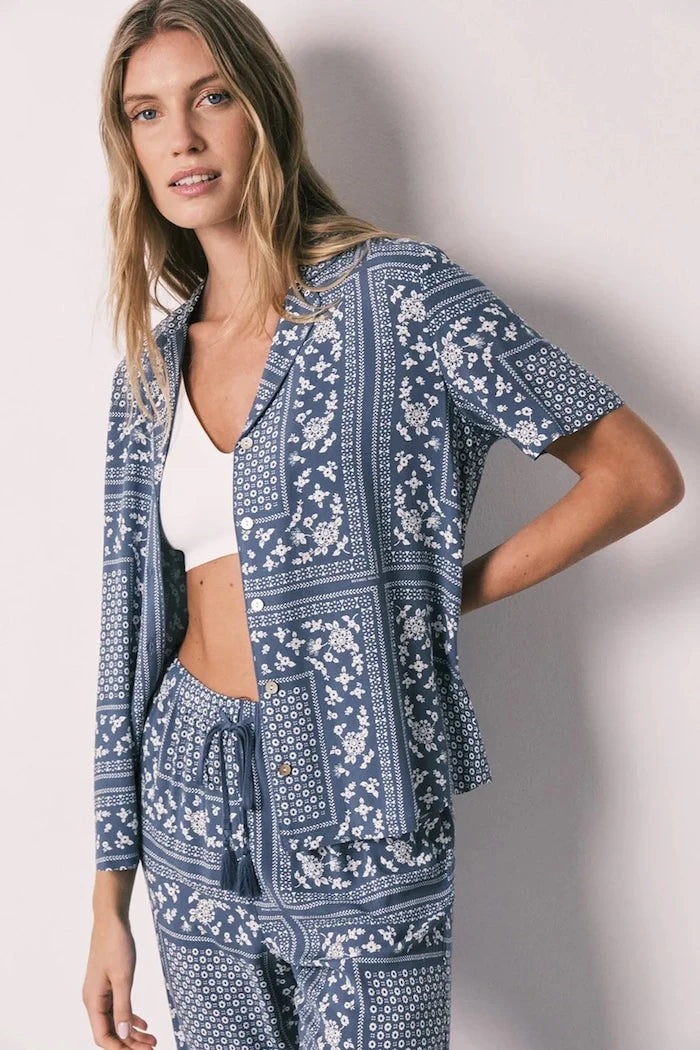 women'secret вискозlu iki parçalı kadın pijama