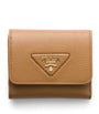 Prada Brown Small Leather Wallet