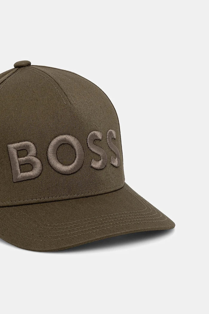 Памучна шапка с козирка BOSS Sevile