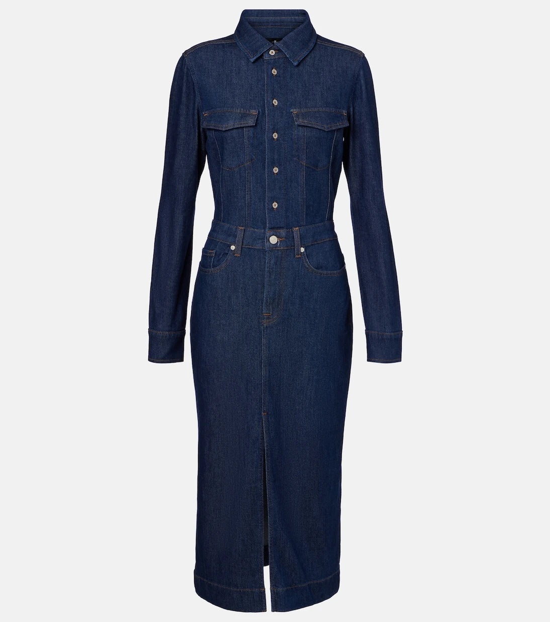 7 For All Mankind - Denim shirt dress
