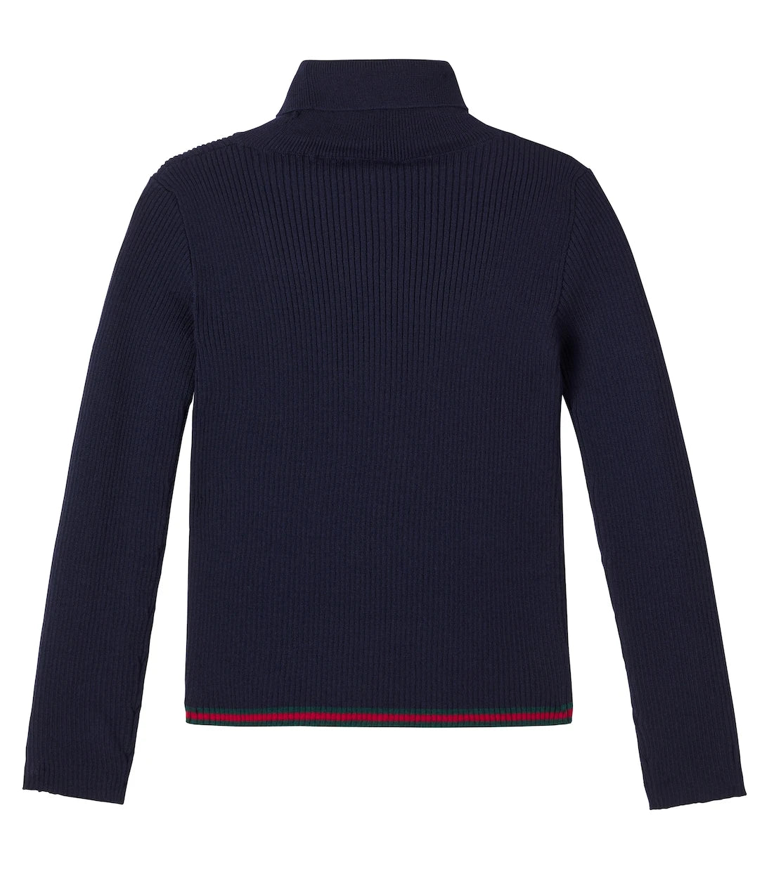 Gucci Kids - Web Stripe wool turtleneck sweater