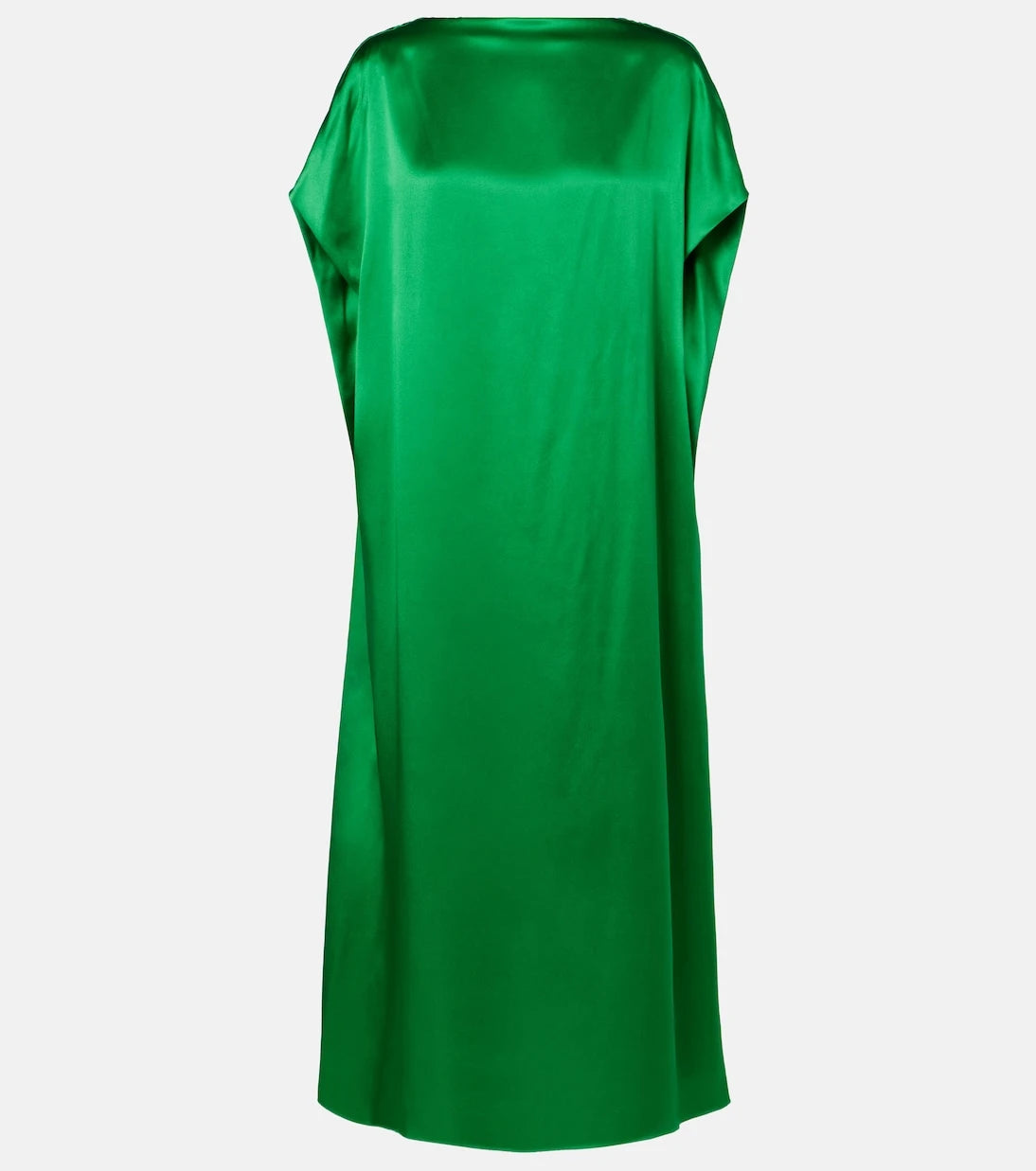 Dries Van Noten - فستان ميدي من الساتان الحريري