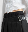 Re-Nylon Pleated Mini Skirt