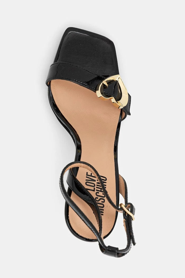 Кожени сандали Love Moschino
