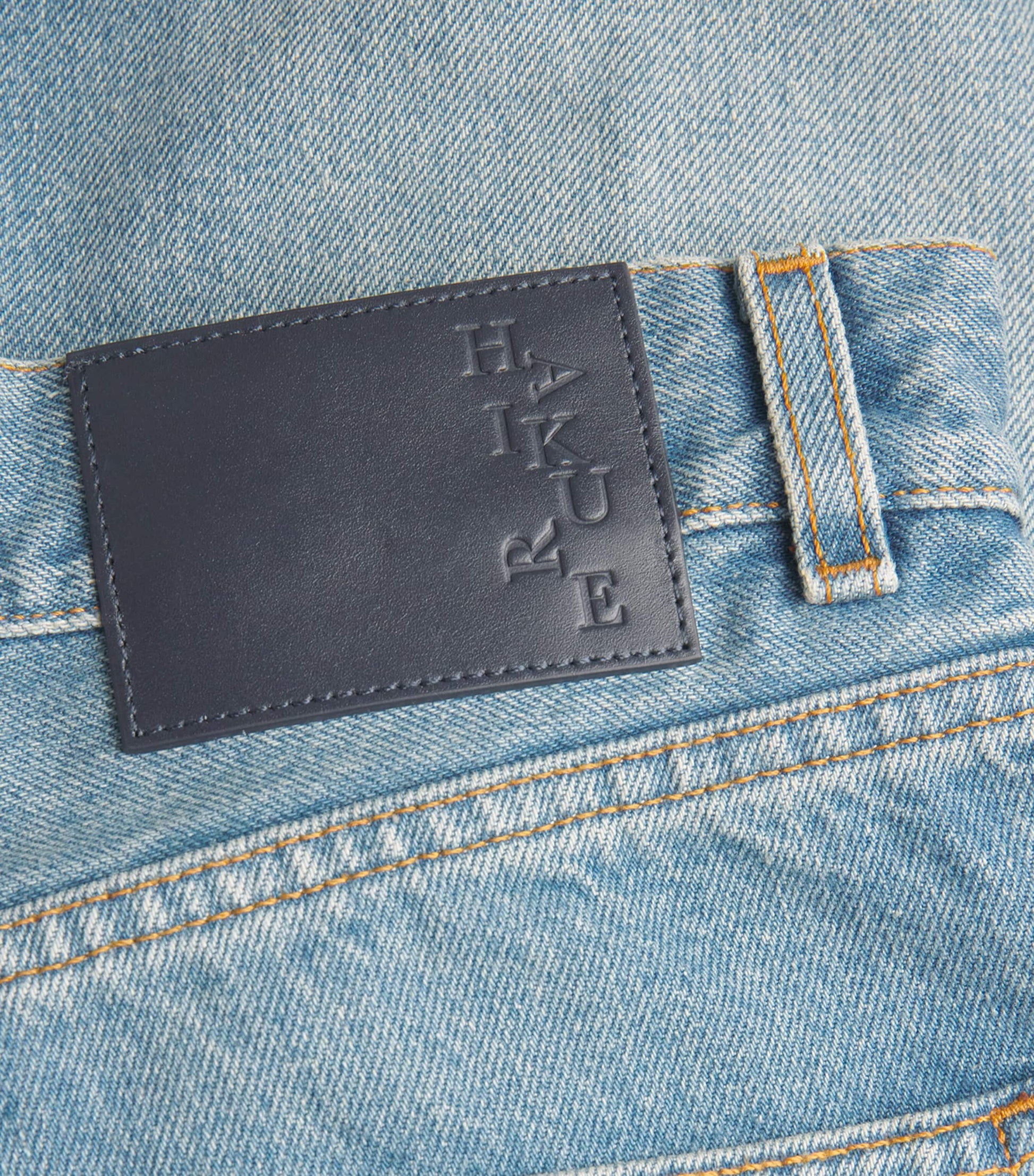 Haikure Blue Denim Belle Long Shorts