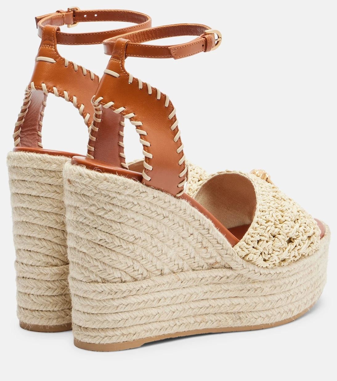 Versace - Medusa espadrille wedge sandals