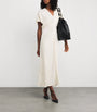 Ivory Satin Zadig Midi Dress