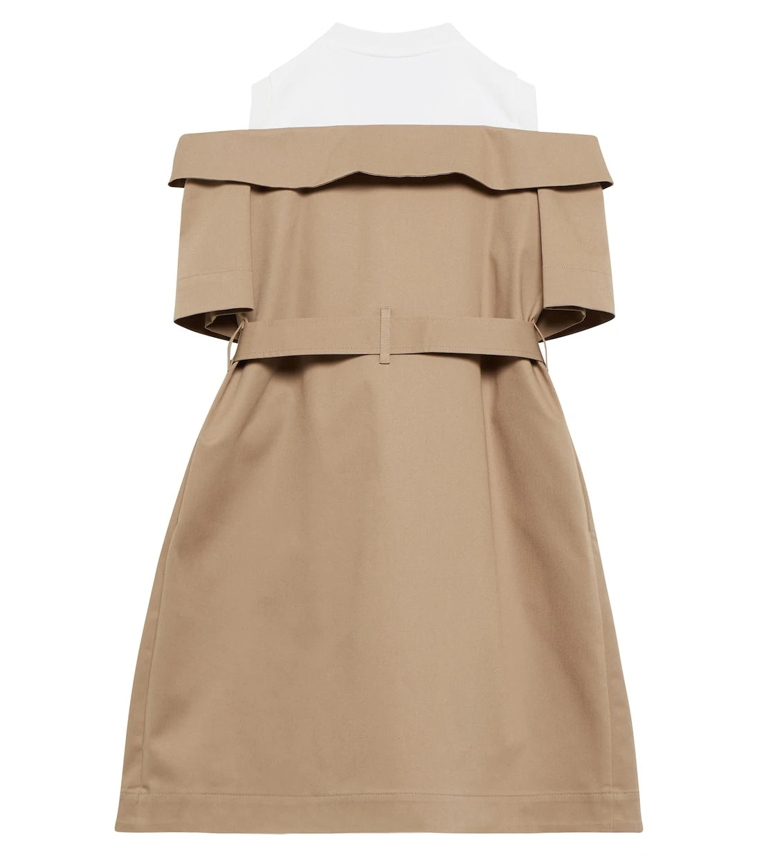 Fendi Kids - فستان معطف من مزيج القطن الهجين