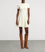 Beige Chiffon A-line Dress