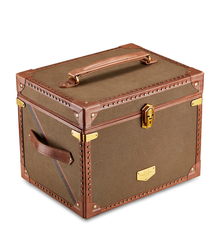 Vegan Leather Ida Trunk Jewellery Box