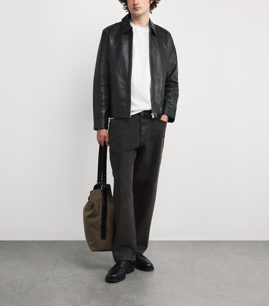 Black Melrose Leather Jacket