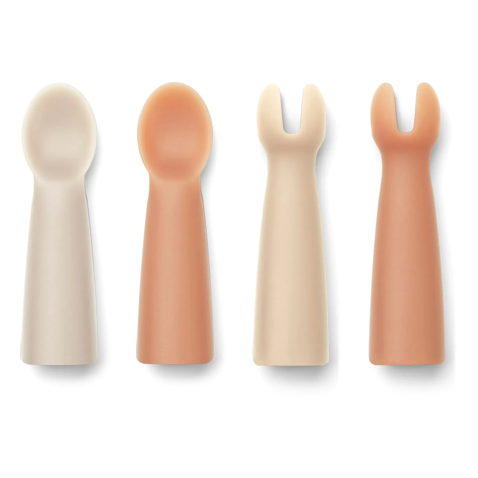 Liewood - Terra Silicone Baby Cutlery | Pink