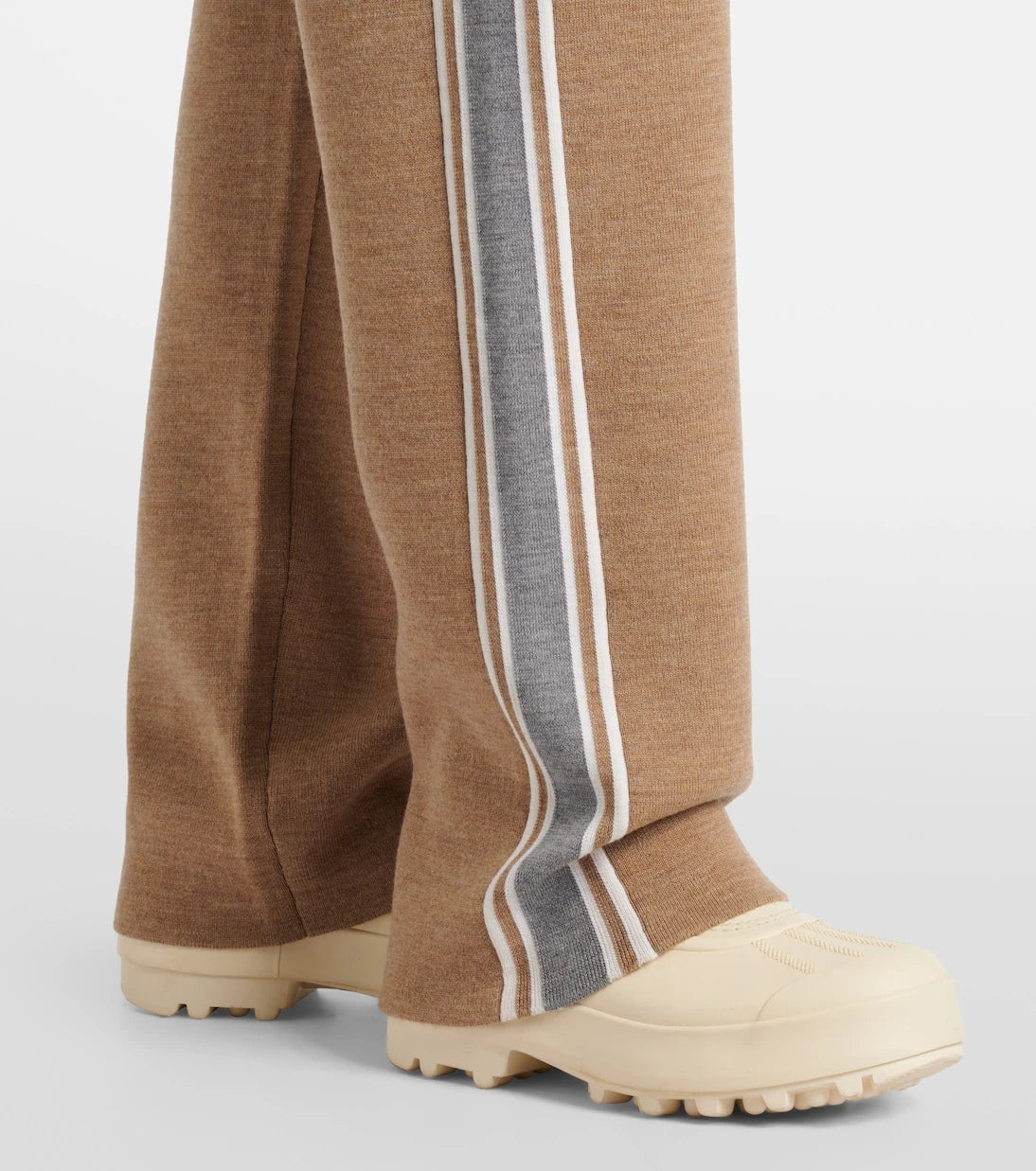 Fusalp - Benada striped wool-blend straight pants