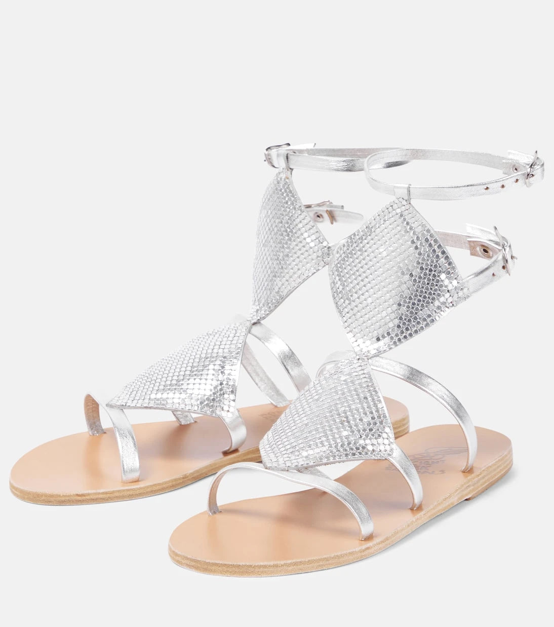 Ancient Greek Sandals - صندل ألكي الجلدي