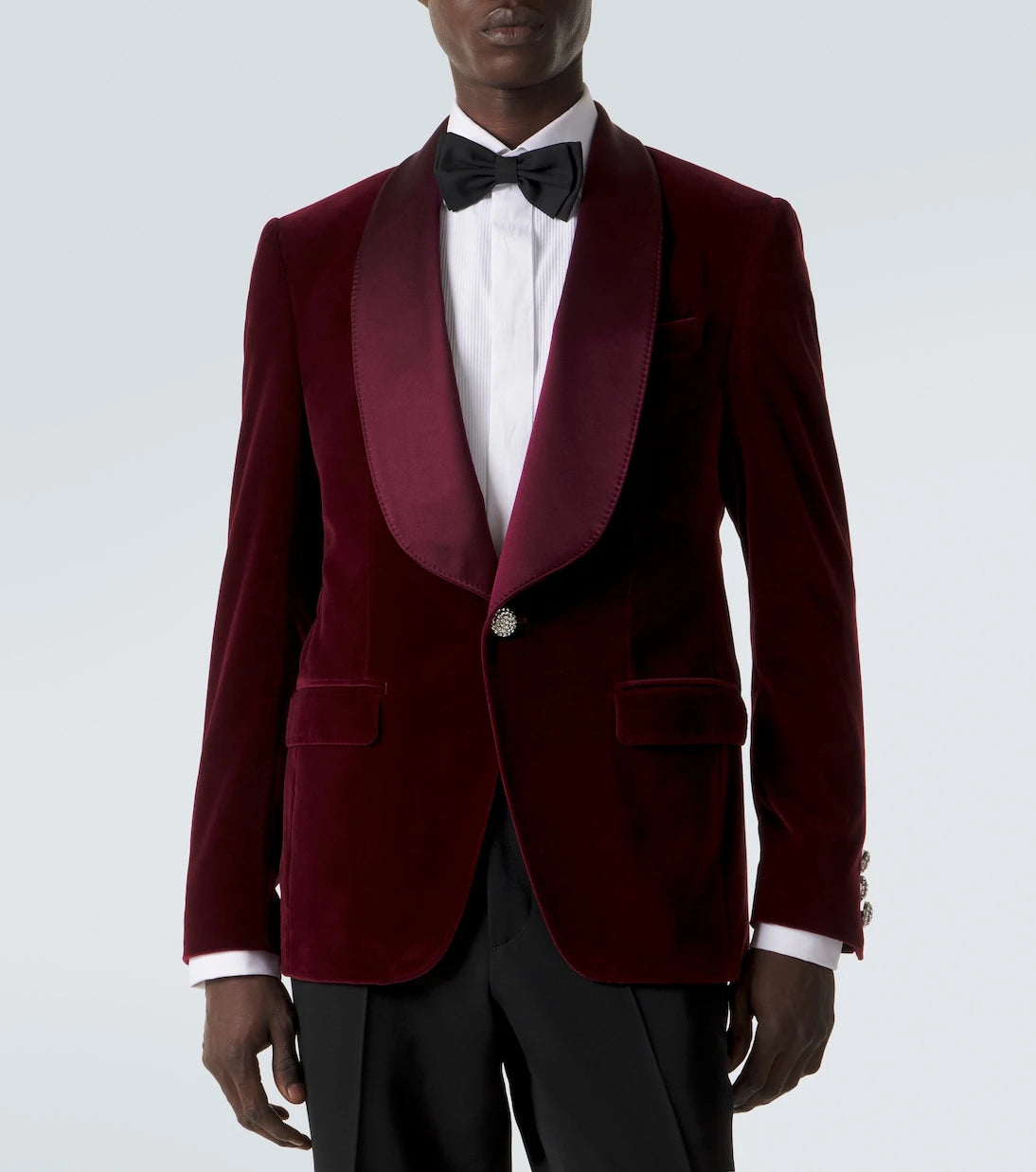 Dolce&Gabbana - Cotton-blend velvet tuxedo jacket