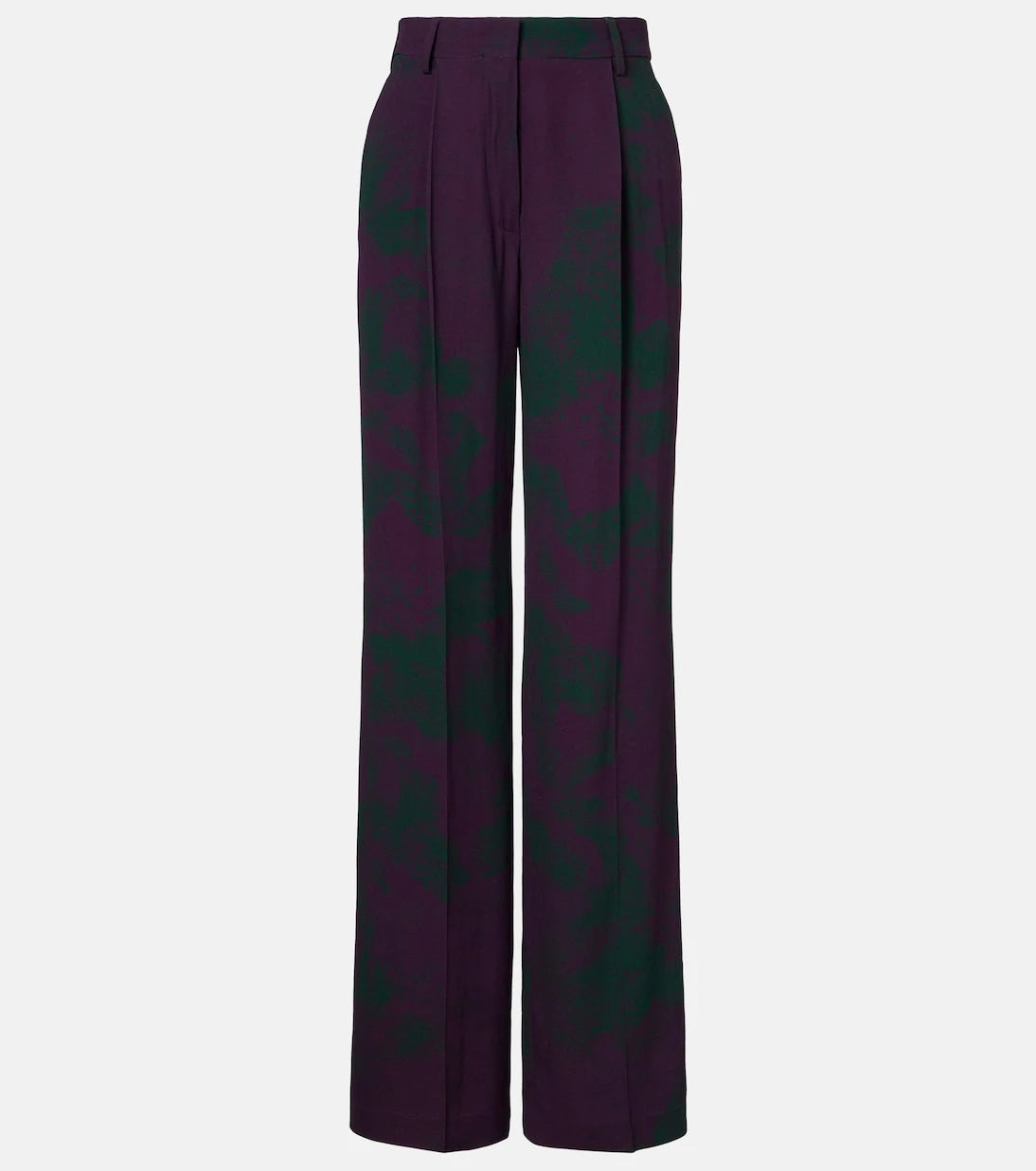 Dries Van Noten - Printed wide-leg pants