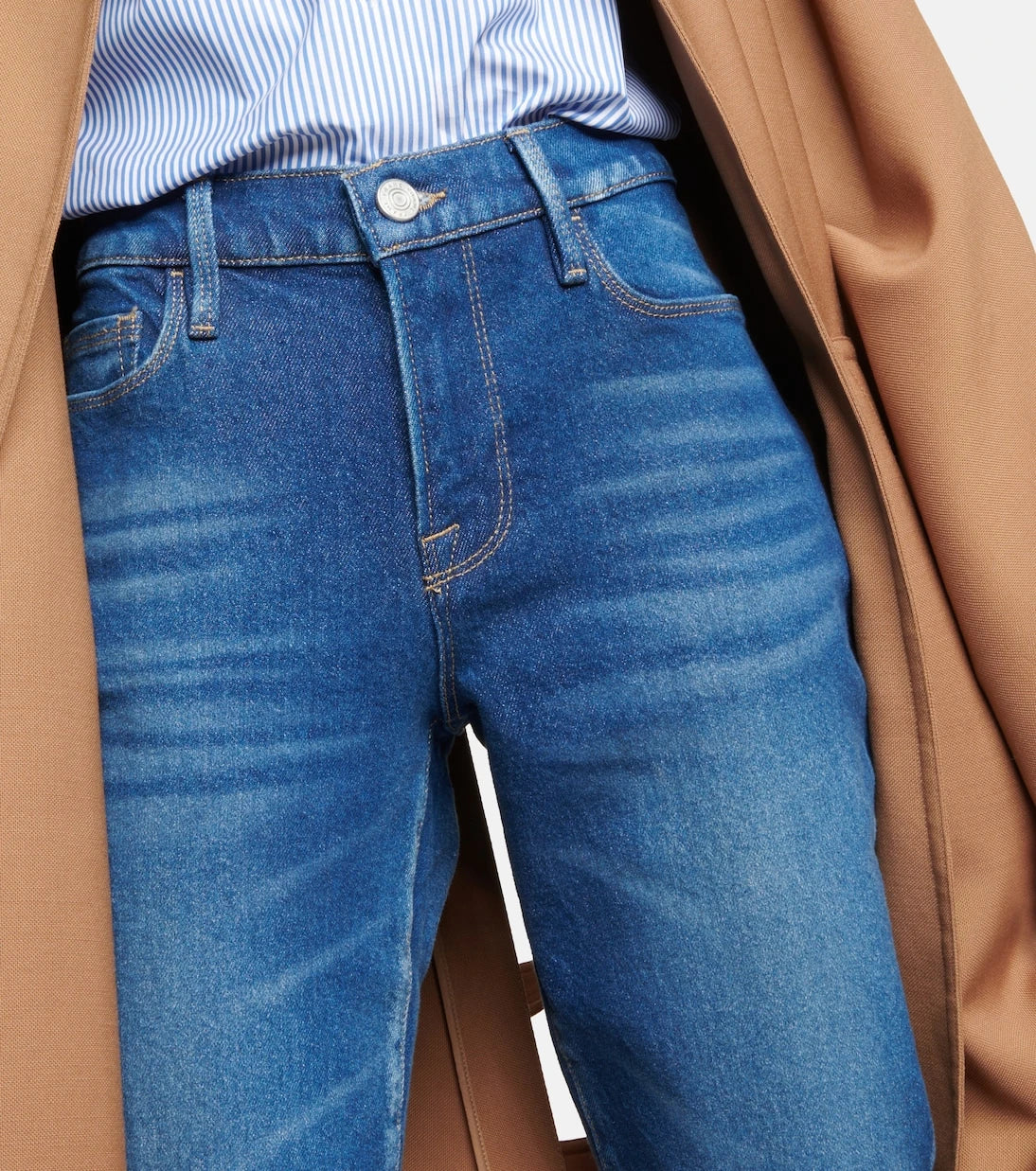 Frame - Le Nouveau mid-rise straight jeans