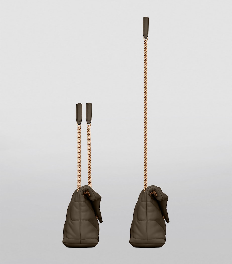 Green Small Loulou Puffer Shoulder Bag