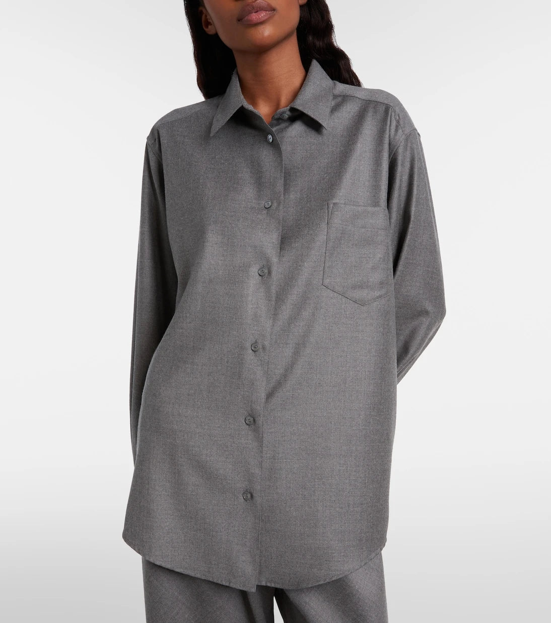The Row - Pino virgin wool shirt