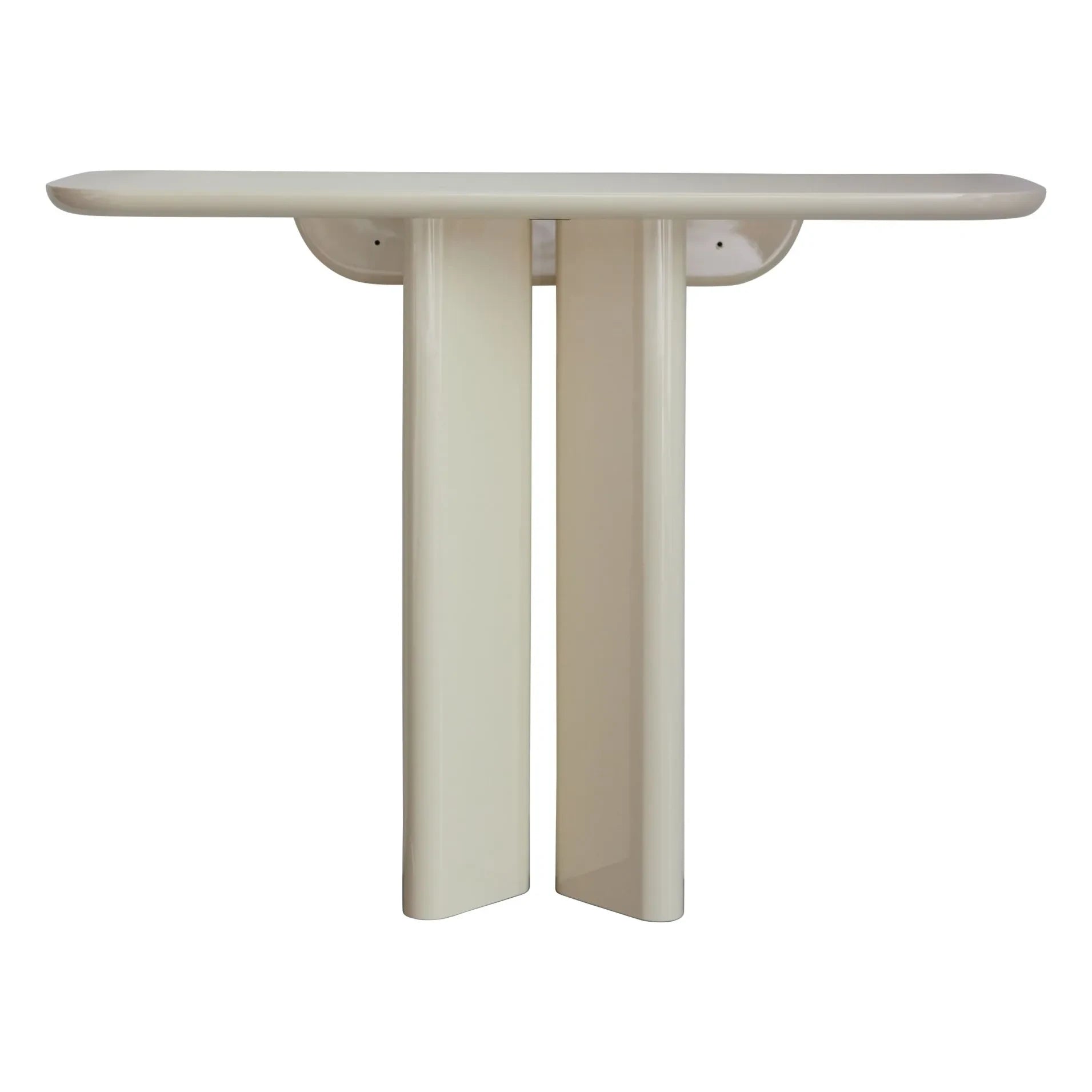 Gabrielle Paris - Lou console in lacquered wood | Cream