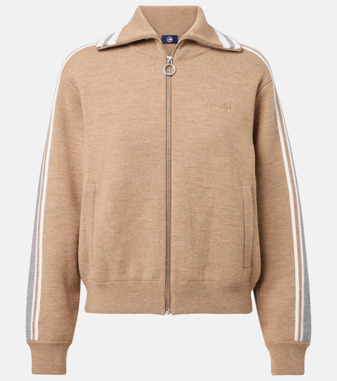 Fusalp - Benada striped wool-blend jacket