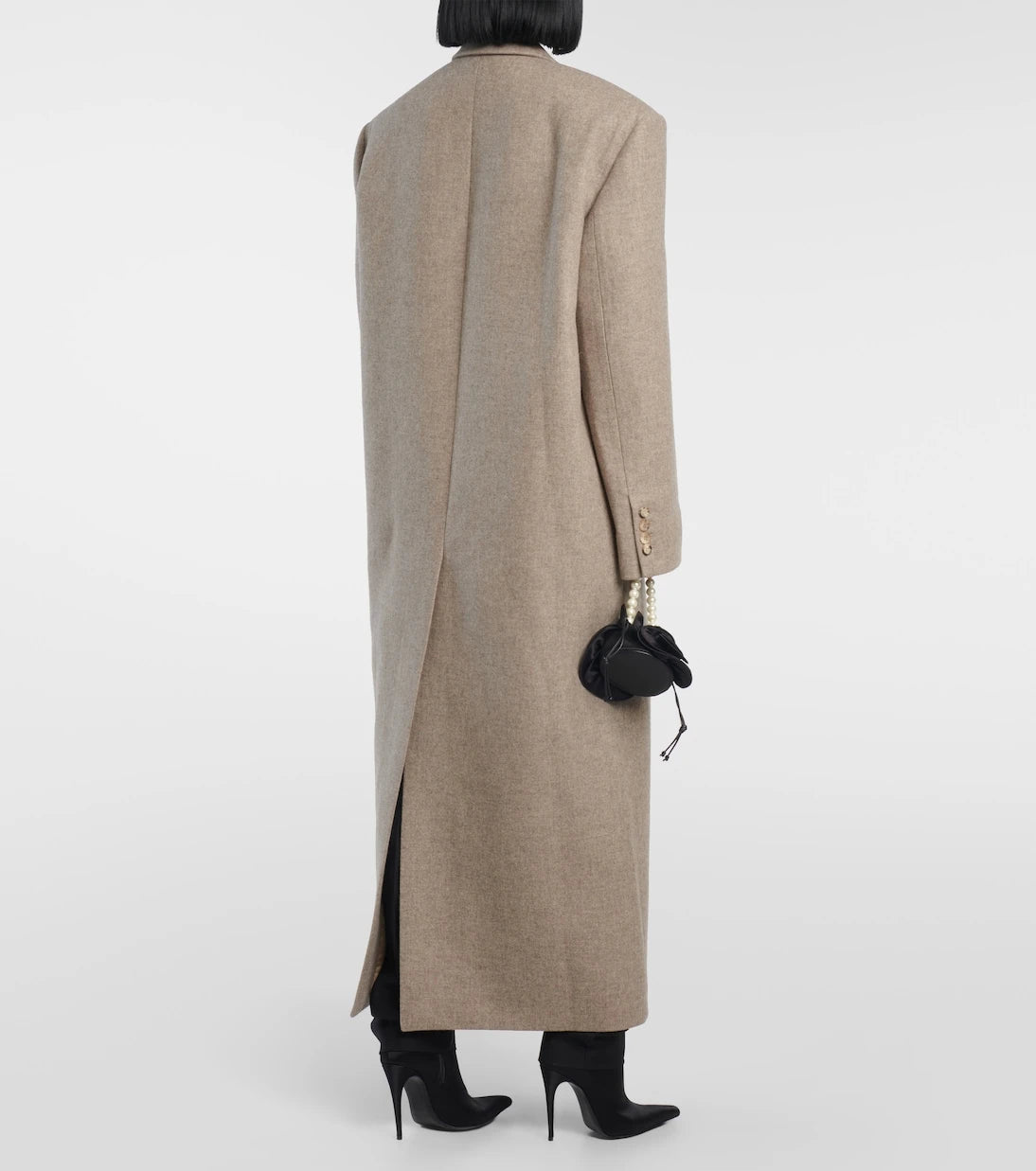 Magda Butrym - Wool cashmere and silk coat