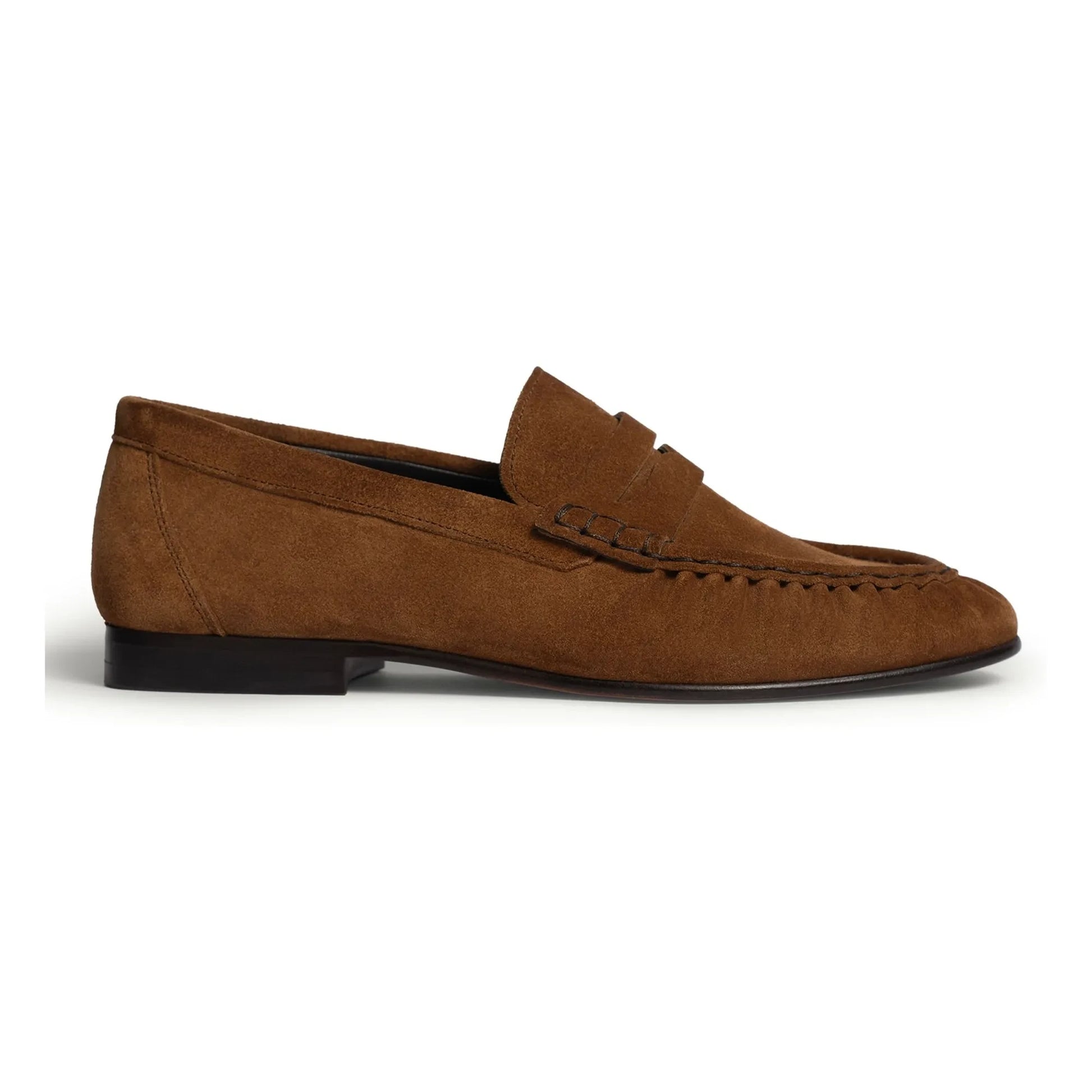 Posa - Suede loafers | Cognac