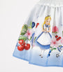 x Disney Cotton Alice in Wonderland Print Skirt (2-12 Years)