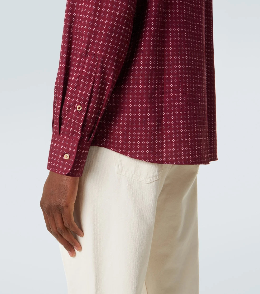 Brunello Cucinelli - Printed cotton shirt