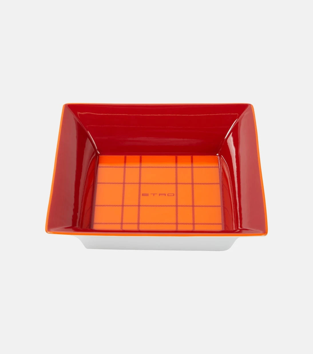 Etro - Checked porcelain tray