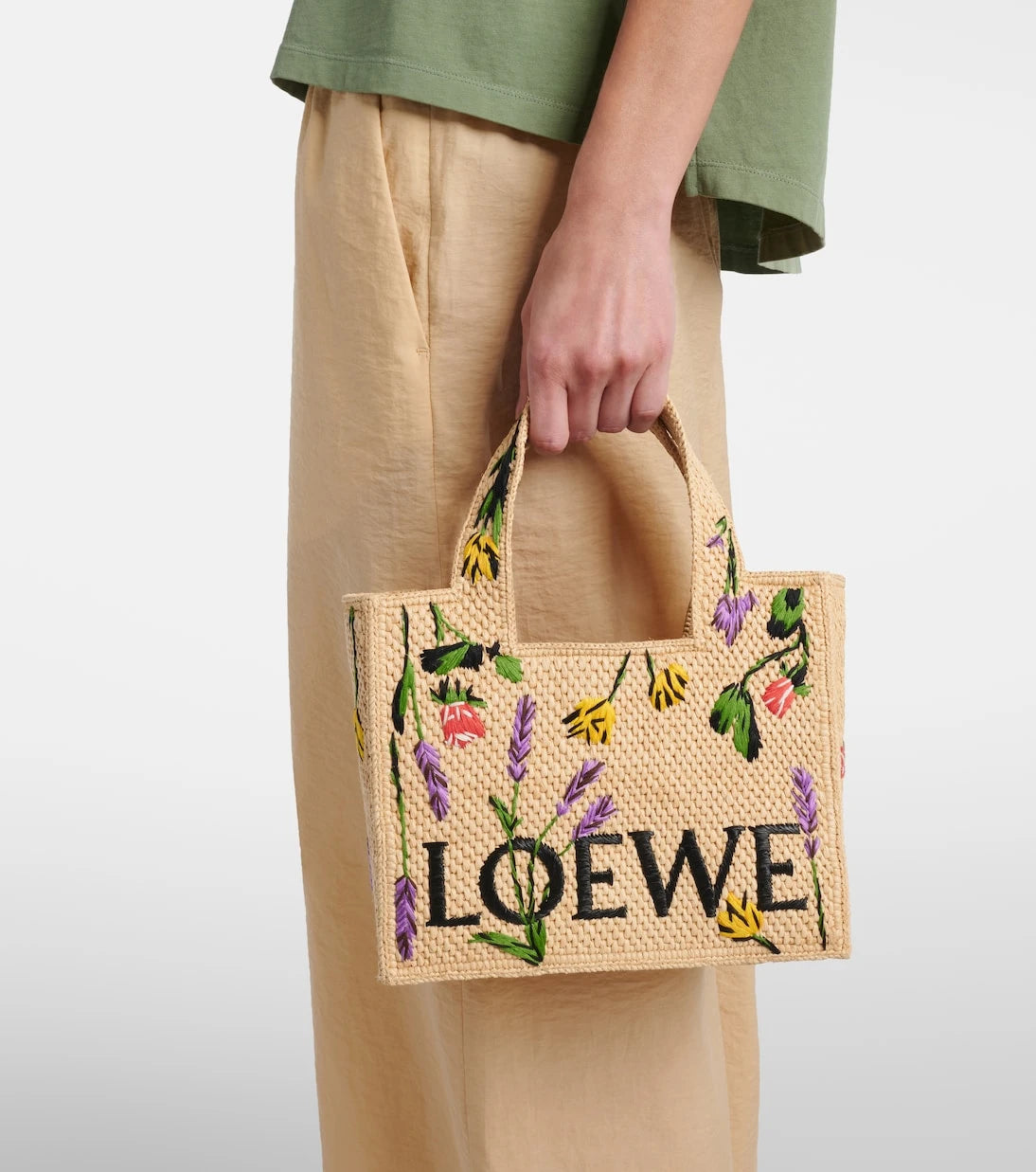 Loewe - Paula's Ibiza Loewe Font Small tote bag