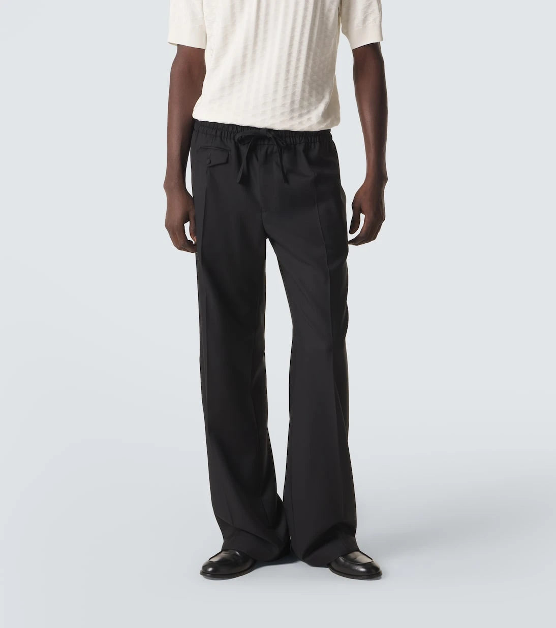 Dolce&Gabbana - Virgin wool twill wide-leg pants