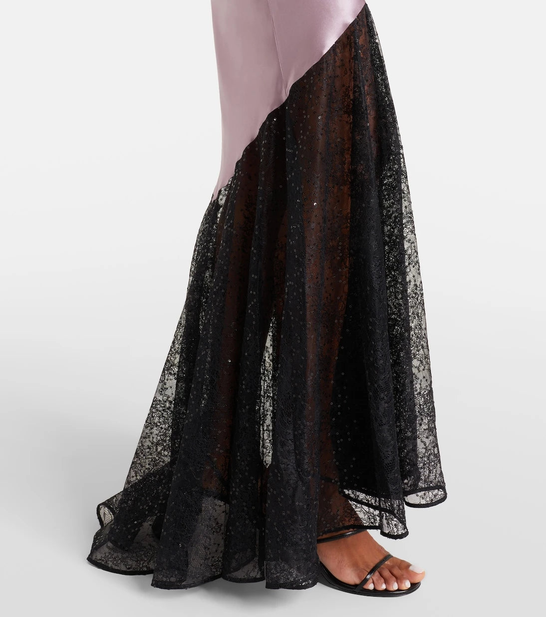 Nina Ricci - فستان مزيج الحرير
