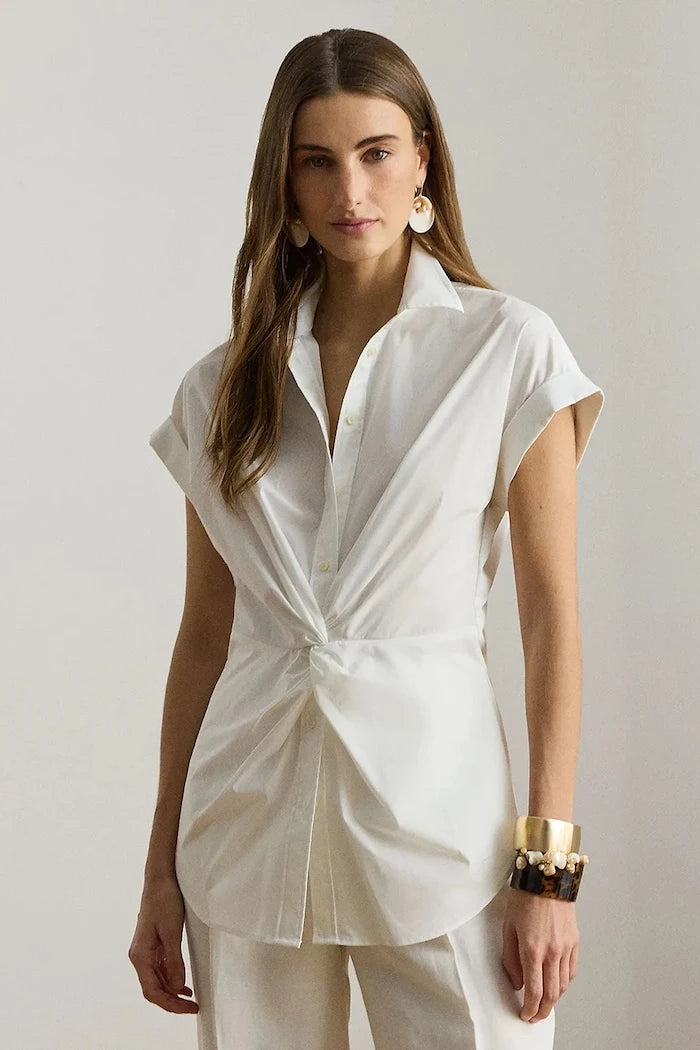 Lauren Ralph Lauren риза дамска от памук