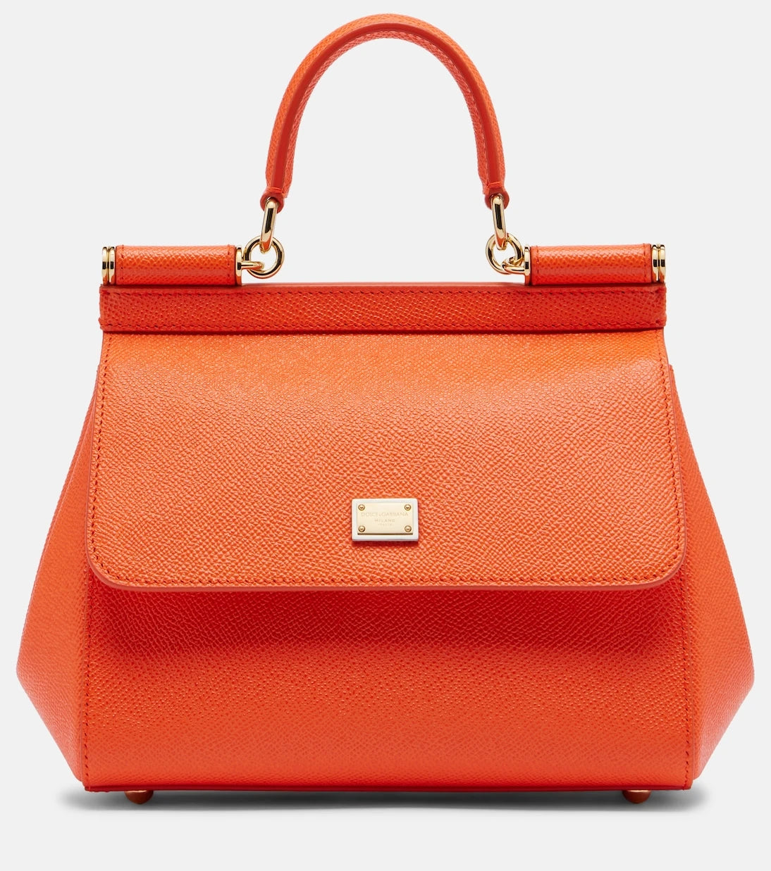 Dolce&Gabbana - Sicily Small leather top-handle bag