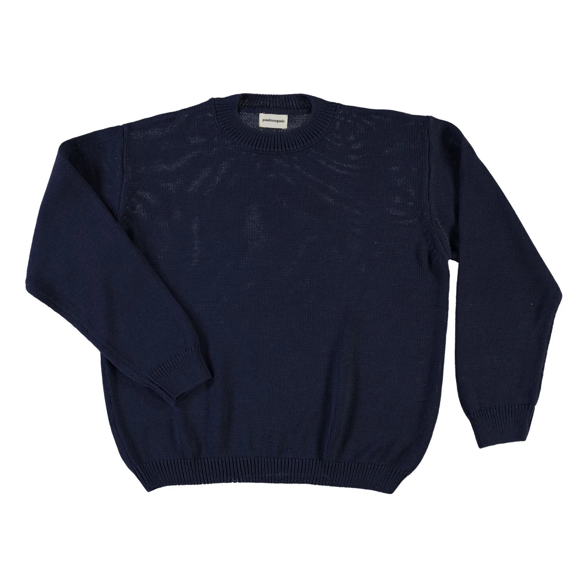 Poudre Organic - The Adulte Organic Cotton Sweater | Navy blue