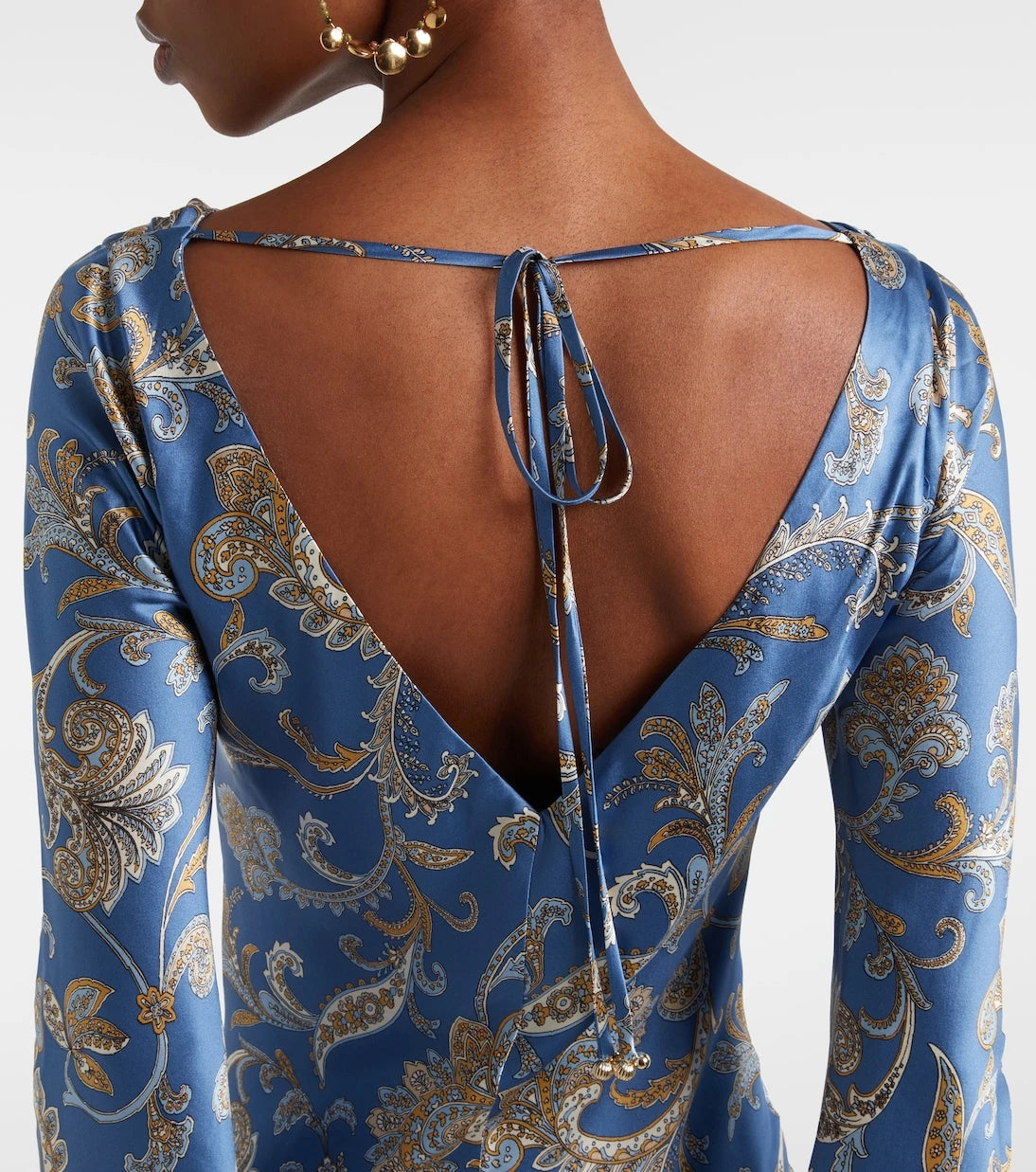 Veronica Beard - Ember printed silk-blend maxi dress
