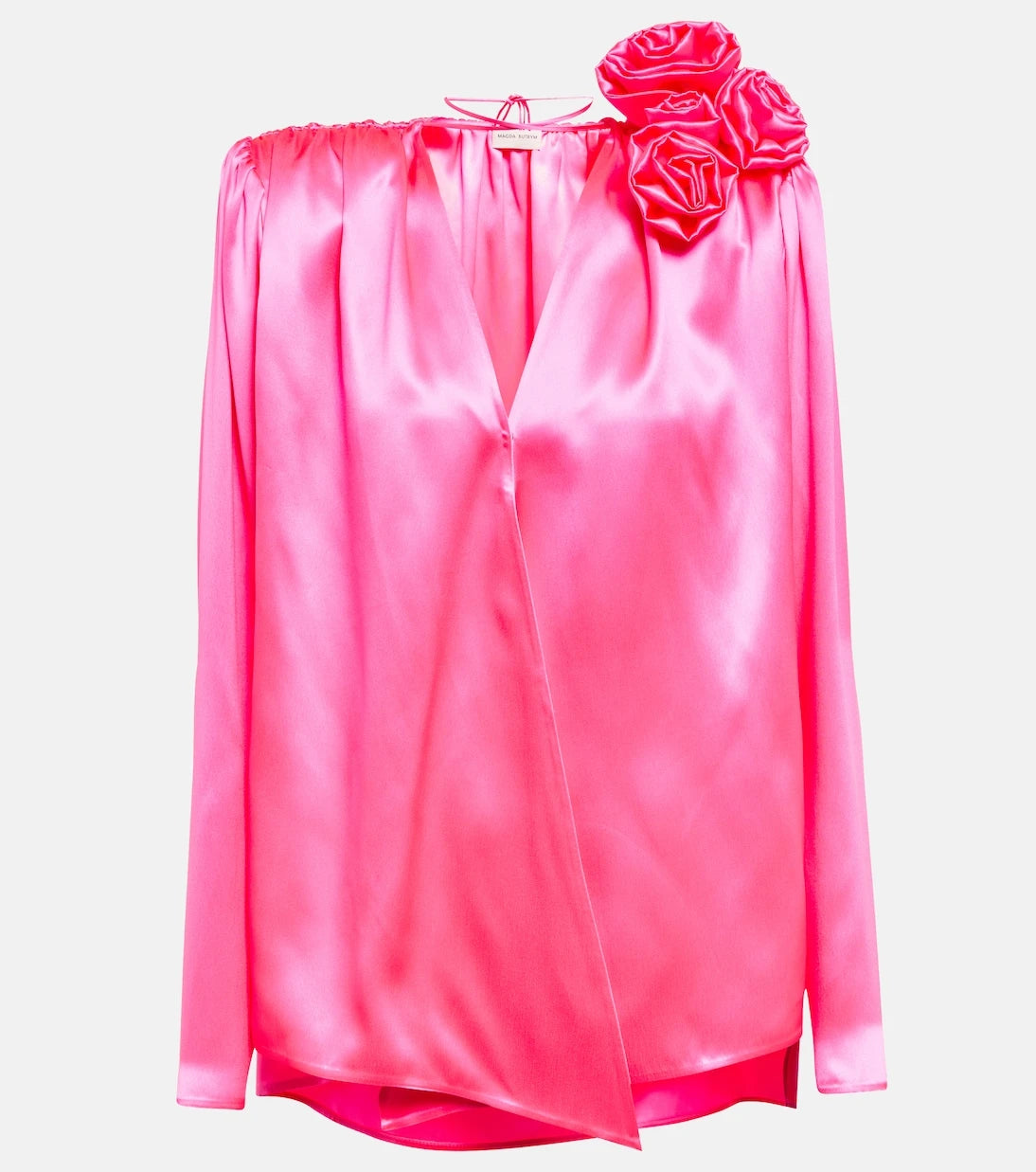 Magda Butrym - Embellished silk blouse