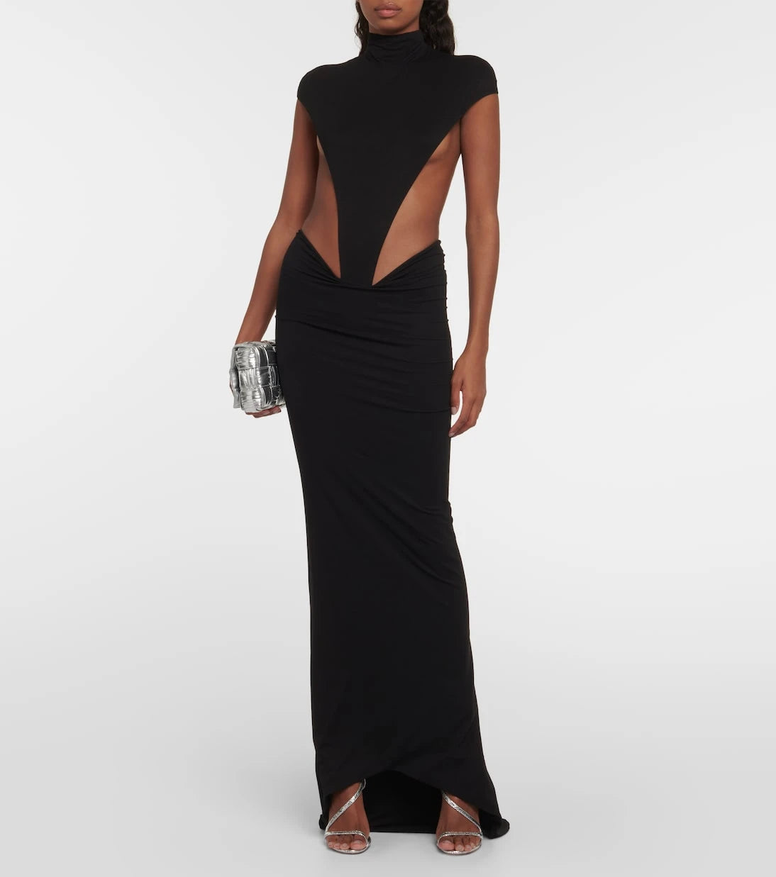 LaQuan Smith - Low-rise midi skirt