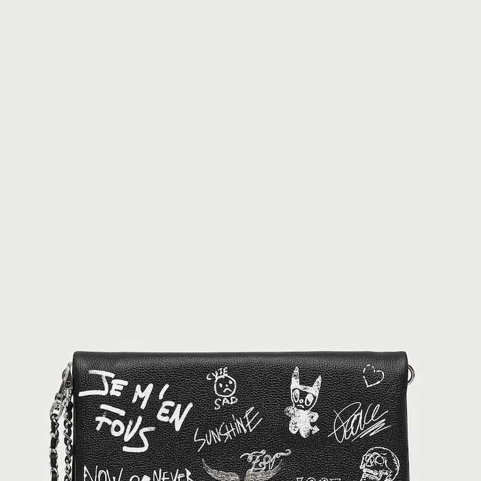Deri kadın clutch