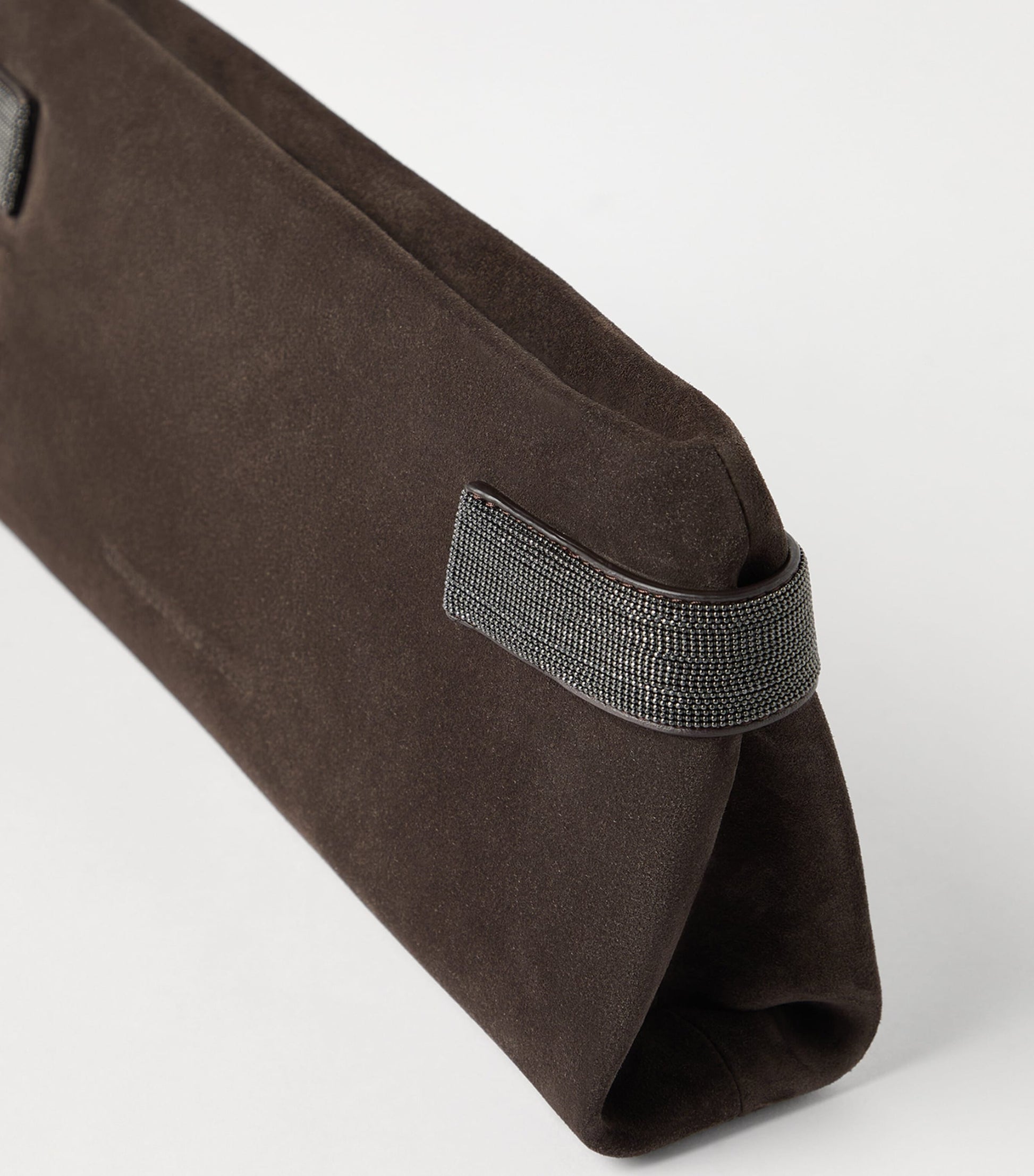Brown Suede Essence Pouch