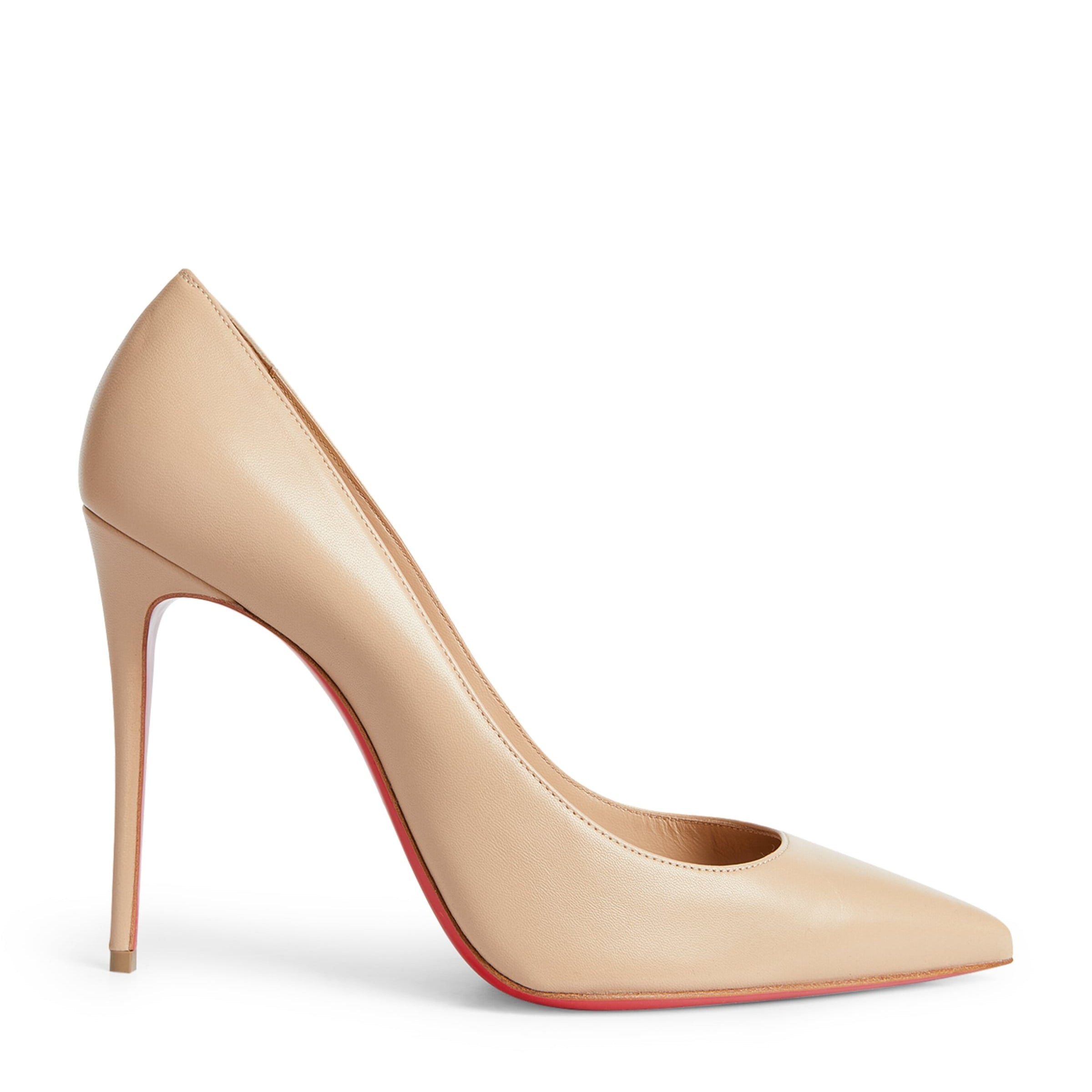 Christian Louboutin Nude Kate Leather Pumps 100