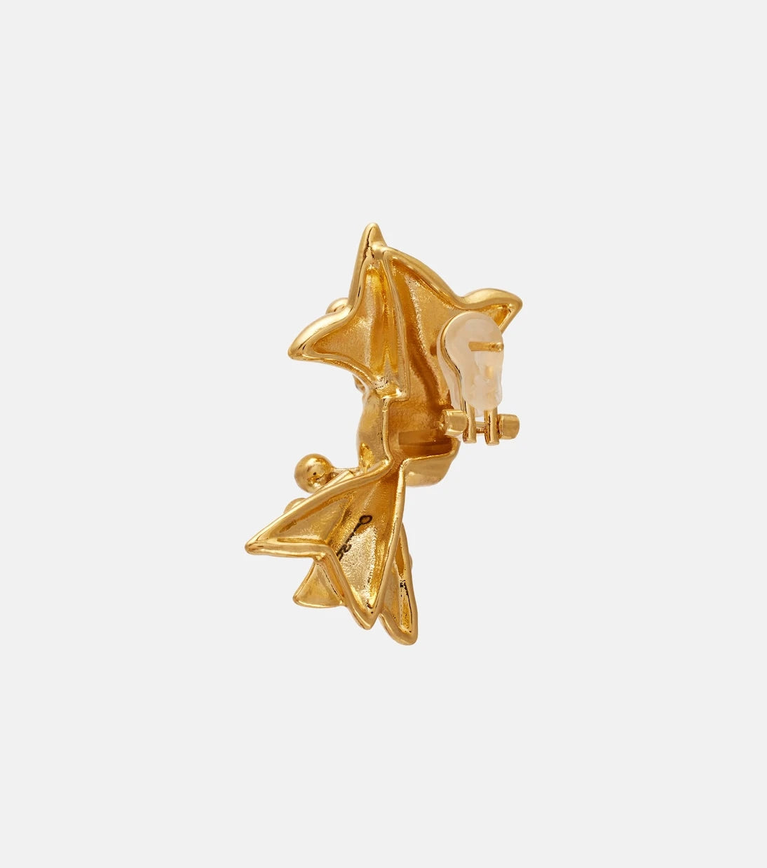 Oscar de la Renta - Embellished clip-on earrings