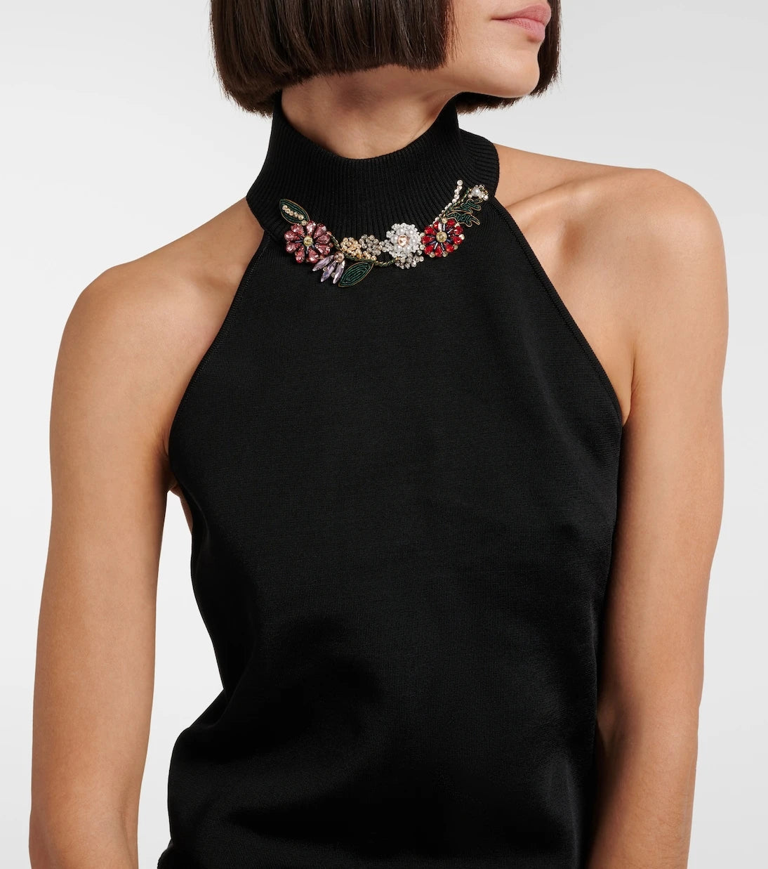 Givenchy - Embellished halterneck top