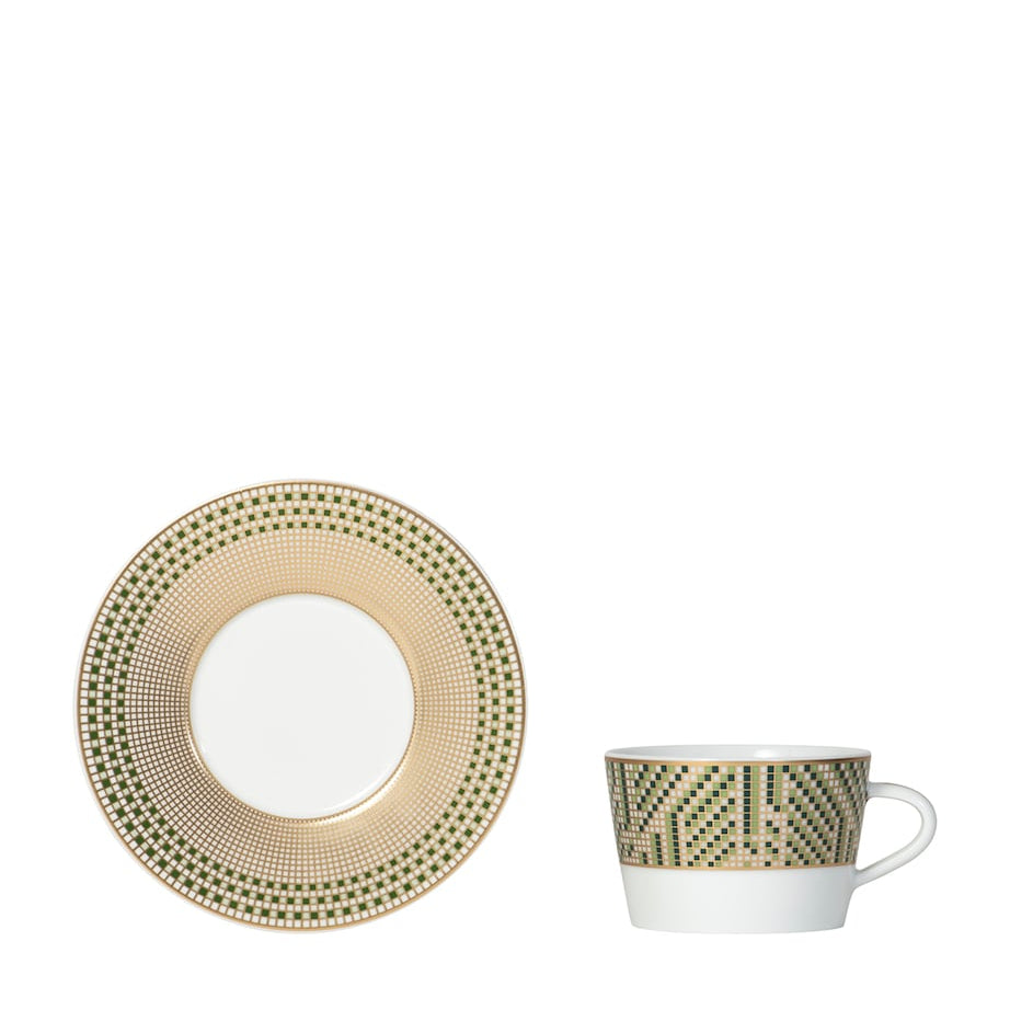 Bernardaud Porcelain Teacup and Saucer