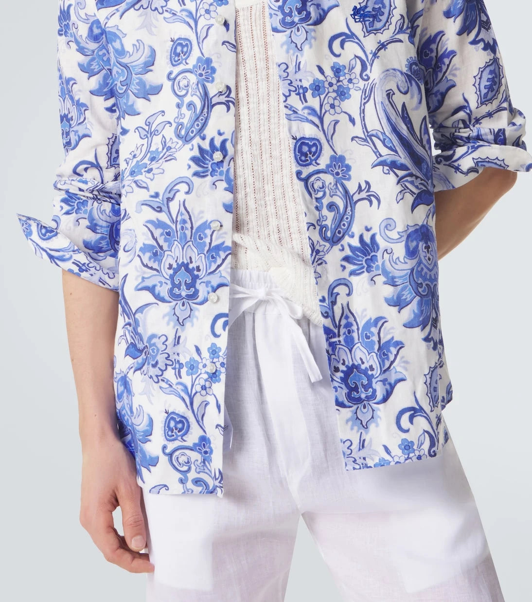 Etro - Roma paisley linen shirt