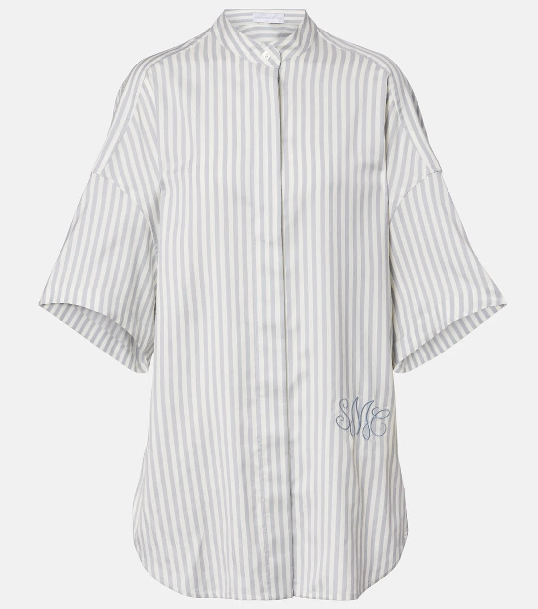 Stella McCartney - Striped silk and wool shirt
