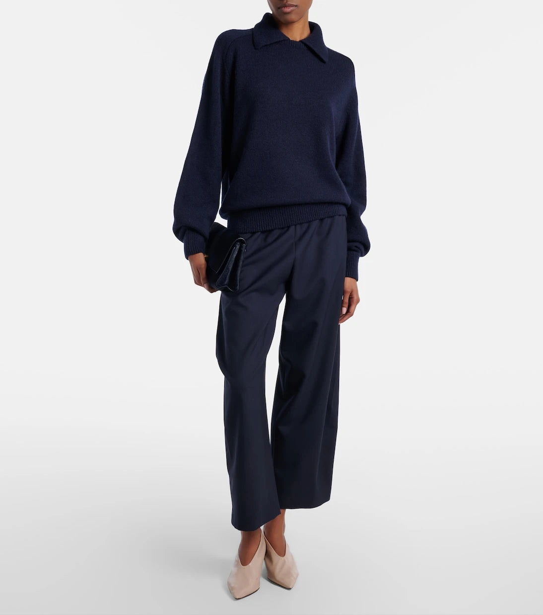 Khaite - Roma virgin wool wide-leg pants